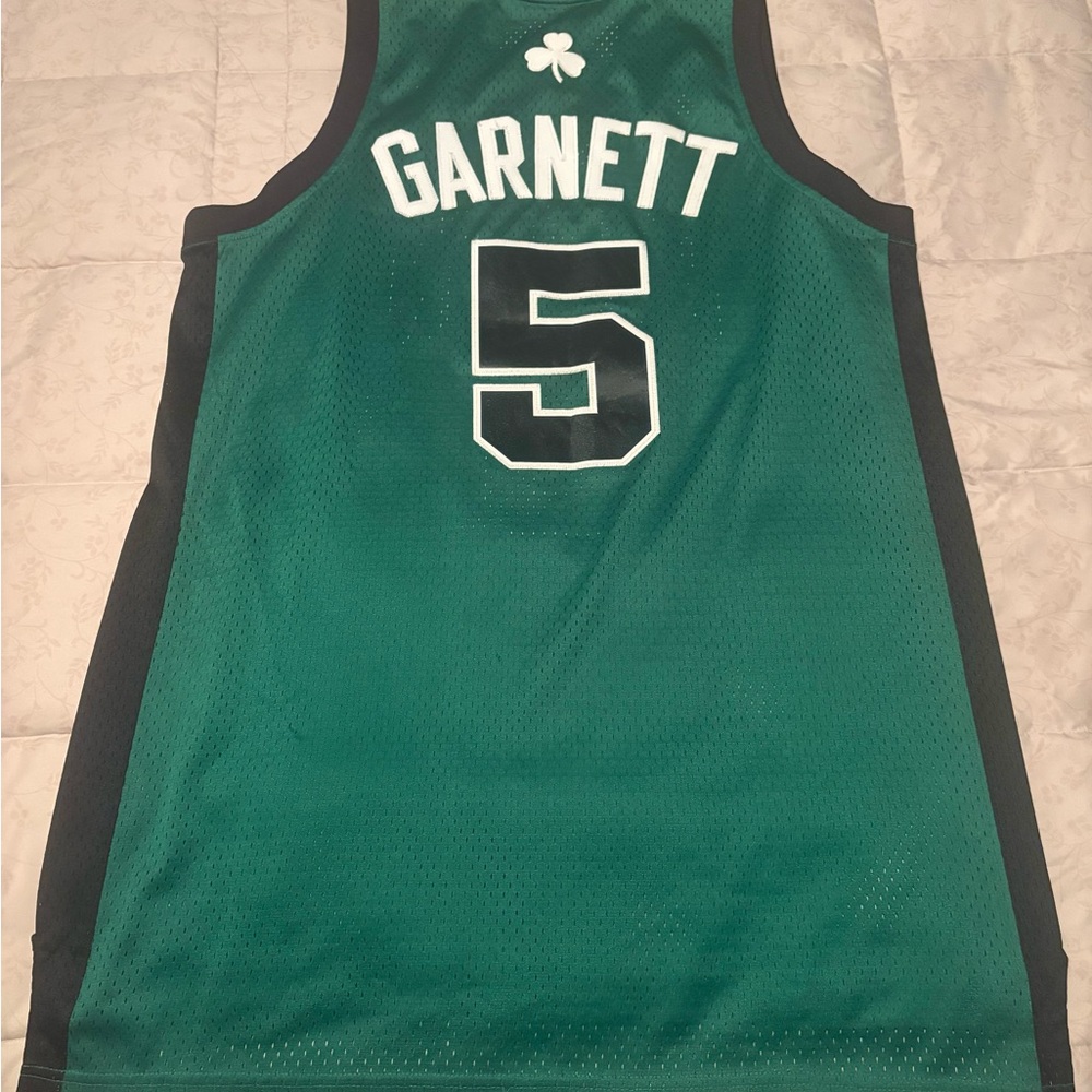 Adidas Men's Green Garnett #5 NBA Jersey